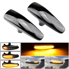 Load image into Gallery viewer, 2pcs For Mitsubishi Lancer 2008-2018 Car Dynamic LED Fender Side Light, For Mitsubishi Lancer 2008-2018 (Transparent), For Mitsubishi Lancer 2008-2018 (Transparent Black)