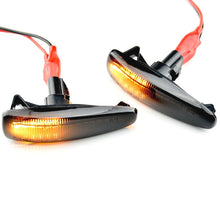 Load image into Gallery viewer, 2pcs For Mitsubishi Lancer 2008-2018 Car Dynamic LED Fender Side Light, For Mitsubishi Lancer 2008-2018 (Transparent), For Mitsubishi Lancer 2008-2018 (Transparent Black)
