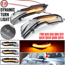 Load image into Gallery viewer, 1 Pair For Infiniti Q30 2016-2019 Car Dynamic LED Turn Signal Light Rearview Mirror Flasher Water Blinker, For Infiniti Q30 2016-2019