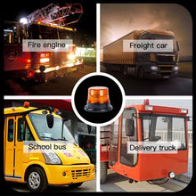 Load image into Gallery viewer, School Bus Engineering Vehicle Safety Warning Light Rear-end Collision Yellow Signal Lamp
