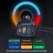 Load image into Gallery viewer, K4 Car 3 in 1 PD + USB Dual Port Fast Charger with Spring Data Cable, K4