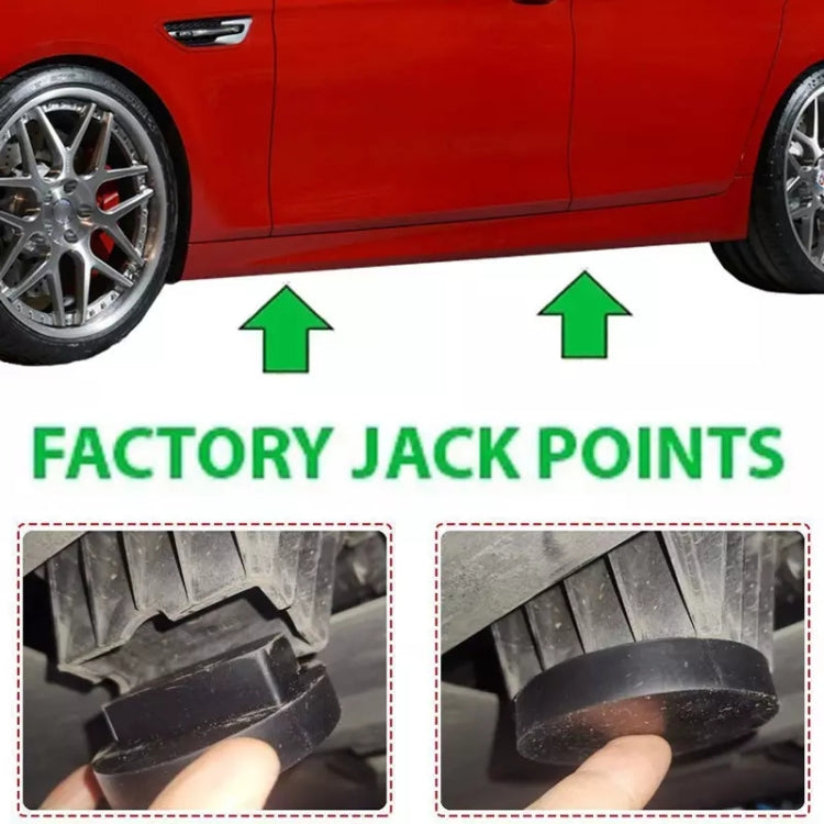 2pcs For BMW Automobile Jack Bracket Rubber Support Buffer Block, For BMW Rubber Jack