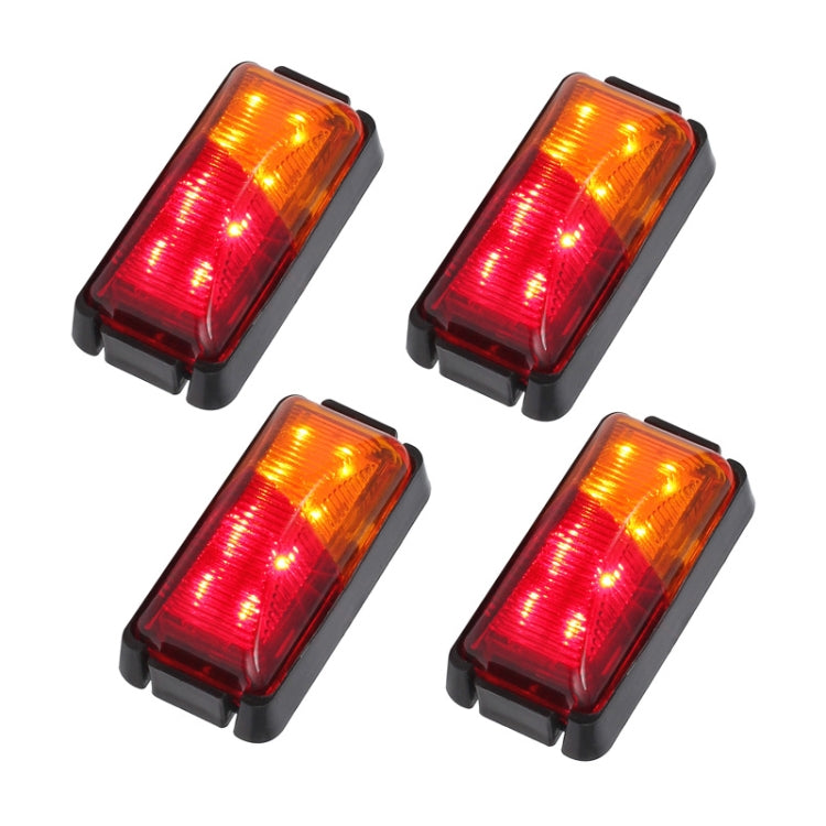 4pcs MK-049 Truck 8LEDs Double Color Side Marker Light, MK-049