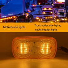 Load image into Gallery viewer, 2pcs MK-106 Truck 12LEDs Side Marker Light, MK-106 (Red Light), MK-106 (Yellow Light)
