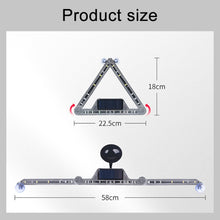 Load image into Gallery viewer, Car Triangular Light Warning Sign Solar Charging Strobe Emergency Ranger Light