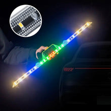 Load image into Gallery viewer, Car Triangular Light Warning Sign Solar Charging Strobe Emergency Ranger Light