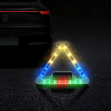Load image into Gallery viewer, Car Triangular Light Warning Sign Solar Charging Strobe Emergency Ranger Light