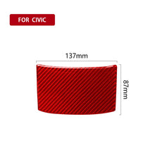 Load image into Gallery viewer, Car Carbon Fiber Rear Debris Cover Decorative Sticker for Honda Tenth Generation Civic 2016-2019, Left and Right Drive Universal, Rear Debris Cover