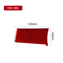 Load image into Gallery viewer, Car Carbon Fiber Central Control Left Decorative Sticker for Honda Tenth Generation Civic 2016-2019, Left Drive, Central Control Left Sticker Left Drive