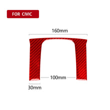 Load image into Gallery viewer, Car Carbon Fiber Gear Decorative Sticker for Honda Tenth Generation Civic 2016-2019, Left and Right Drive Universal, Gear