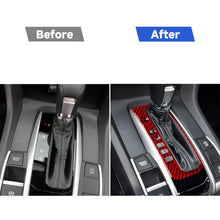 Load image into Gallery viewer, Car Carbon Fiber Gear Button Frame Decorative Sticker for Honda Tenth Generation Civic 2016-2019, Left Drive, Gear Button Left Drive