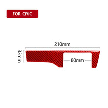 Load image into Gallery viewer, Car Carbon Fiber Headlight Switch Panel Decorative Sticker for Honda Tenth Generation Civic 2016-2019, Right Drive, Headlight Switch Right Drive