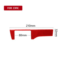 Load image into Gallery viewer, Car Carbon Fiber Headlight Switch Panel Decorative Sticker for Honda Tenth Generation Civic 2016-2019, Left Drive, Headlight Switch Left Drive