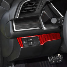 Load image into Gallery viewer, Car Carbon Fiber Headlight Switch Panel Decorative Sticker for Honda Tenth Generation Civic 2016-2019, Left Drive, Headlight Switch Left Drive