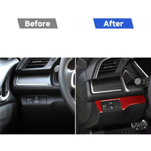 Load image into Gallery viewer, Car Carbon Fiber Headlight Switch Panel Decorative Sticker for Honda Tenth Generation Civic 2016-2019, Left Drive, Headlight Switch Left Drive