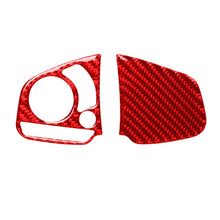 Load image into Gallery viewer, Car Carbon Fiber Steering Wheel Button Middle Configuration Decorative Sticker for Honda Tenth Generation Civic 2016-2019, Left and Right Drive Universal, Steering Wheel Button Middle Configuration