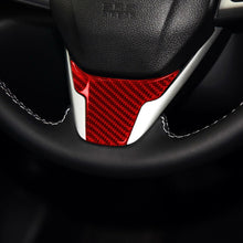 Load image into Gallery viewer, Car Carbon Fiber Steering Wheel Decorative Sticker for Honda Tenth Generation Civic 2016-2019, Left and Right Drive Universal, Steering Wheel