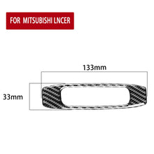 Load image into Gallery viewer, Car Carbon Fiber Skylight Handle Decorative Sticker for Mitsubishi Lancer EVO (DE/ES) 2008-2015, Left and Right Drive Universal, Skylight Handle (DE/ES)