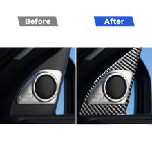 Load image into Gallery viewer, 2 PCS Car Carbon Fiber Left and Right Speakers Decorative Sticker for Mitsubishi Lancer EVO (Only DE / ES) 2008-2015, Left and Right Drive Universal, Left and Right Speakers (Only DE / ES)