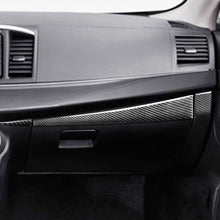 Load image into Gallery viewer, Car Carbon Fiber Passenger Side Glove Box Decorative Sticker for Mitsubishi Lancer EVO 2008-2015, Left Drive, Passenger Side Glove Box, Left Drive