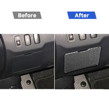 Load image into Gallery viewer, Car Carbon Fiber Driver Storage Box Decorative Sticker for Mitsubishi Lancer EVO 2008-2015, Left and Right Drive Universal, Driver Storage Box