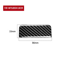 Load image into Gallery viewer, Car Carbon Fiber Passenger Side Storage Box Decorative Sticker for Mitsubishi Lancer EVO 2008-2015, Left and Right Drive Universal, Passenger Side Storage Bo