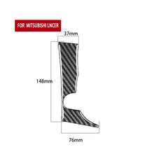 Load image into Gallery viewer, Car Carbon Fiber INFO Button Decorative Sticker for Mitsubishi Lancer EVO 2008-2015, Left Drive, INFO Button
