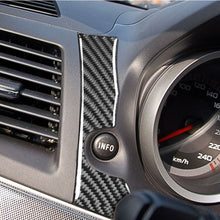 Load image into Gallery viewer, Car Carbon Fiber INFO Button Decorative Sticker for Mitsubishi Lancer EVO 2008-2015, Left Drive, INFO Button