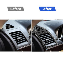 Load image into Gallery viewer, 4 PCS Car Carbon Fiber Left and Right Air Outlet Decorative Sticker for Mitsubishi Lancer EVO 2008-2015, Left and Right Drive Universal, Left and Right Air Outlet
