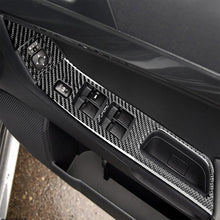 Load image into Gallery viewer, 6 PCS Car Carbon Fiber Glass Lift Panel Decorative Sticker for Mitsubishi Lancer EVO 2008-2015, Right Drive, Glass Lift Panel, Right Drive