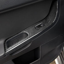Load image into Gallery viewer, 6 PCS Car Carbon Fiber Glass Lift Panel Decorative Sticker for Mitsubishi Lancer EVO 2008-2015, Left Drive, Glass Lift Panel, Left Drive