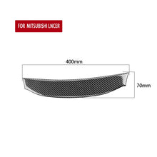 Load image into Gallery viewer, Car Carbon Fiber Navigation System Cover Decorative Sticker for Mitsubishi Lancer EVO 2008-2015, Left and Right Drive Universal, Navigation System Cover