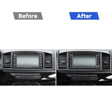 Load image into Gallery viewer, 2 PCS Car Carbon Fiber Navigation System Display Decorative Sticker for Mitsubishi Lancer EVO 2008-2015, Left and Right Drive Universal, Navigation System Display