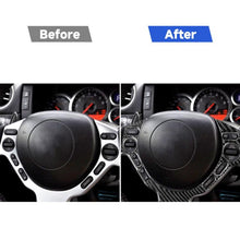 Load image into Gallery viewer, Car Carbon Fiber Steering Wheel Buttons Decorative Sticker for Nissan GTR R35 2008-2016, Left and Right Drive Universal, Steering Wheel Buttons