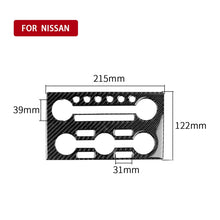 Load image into Gallery viewer, Car Carbon Fiber Instrument Control Panel Decorative Sticker for Nissan GTR R35 2008-2016, Right Drive, Instrument Control Panel, Right Drive