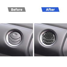 Load image into Gallery viewer, 5 PCS Car Carbon Fiber Central Air Outlet Decorative Sticker for Nissan GTR R35 2008-2016, Left and Right Drive Universal, Central Air Outlet