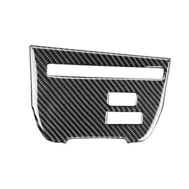 Car Carbon Fiber CD Player Console A Type Decorative Sticker for Nissan GTR R35 2008-2016, Left Drive, CD Player Console A
