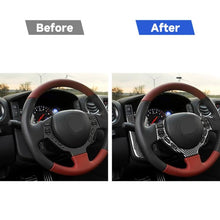 Load image into Gallery viewer, 3 PCS Car Carbon Fiber Dashboard Steering Wheel Buttons Decorative Sticker for Nissan GTR R35 2008-2016, Left and Right Drive Universal, Dashboard Steering Wheel Buttons
