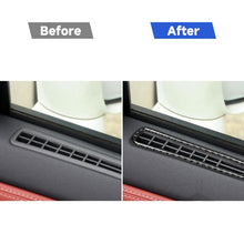 Load image into Gallery viewer, 2 PCS Car Carbon Fiber Defogging of Window Air Outlet Decorative Sticker for Nissan GTR R35 2008-2020, Left and Right Drive Universal, Defogging of Window Air Outlet