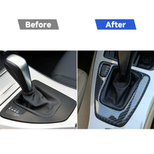Load image into Gallery viewer, Carbon Fiber Car Left Driving Gear Panel Decorative Sticker for BMW E90 / E92 2005-2012, Suitable for Left Driving, Left Driving Gear Panel