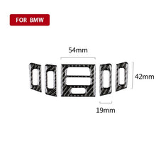 Load image into Gallery viewer, 5 PCS High Matching Carbon Fiber Car Air Outlet Decorative Sticker for BMW E90 / E92 / E93 2005-2012, High Matching Air Outlet