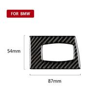 Load image into Gallery viewer, Carbon Fiber Car Left Driving Ignition Switch Decorative Sticker for BMW E90 / E92 2005-2012, Left Driving Ignition Switch