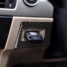 Load image into Gallery viewer, Carbon Fiber Car Right Driving Ignition Switch Decorative Sticker for BMW E90 / E92 2005-2012, Right Driving Ignition Switch