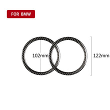 Load image into Gallery viewer, Carbon Fiber Car Horn Circle Decorative Sticker for BMW E90 / E84 / 320i / 325i, Horn Circle