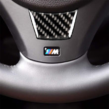 Load image into Gallery viewer, Little B Version Carbon Fiber Car Steering Wheel Decorative Sticker for BMW E90 2005-2012, Steering Wheel (Little B Version)