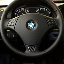 Load image into Gallery viewer, Little B Version Carbon Fiber Car Steering Wheel Decorative Sticker for BMW E90 2005-2012, Steering Wheel (Little B Version)