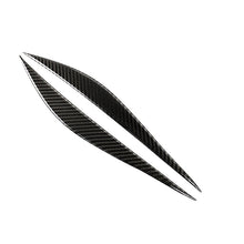 Load image into Gallery viewer, 1 Pairs Carbon Fiber Car Lamp Eyebrow Decorative Sticker for BMW F30 2013-2015, Lamp Eyebrow