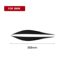 Load image into Gallery viewer, 1 Pairs Carbon Fiber Car Lamp Eyebrow Decorative Sticker for BMW F30 2013-2015, Lamp Eyebrow