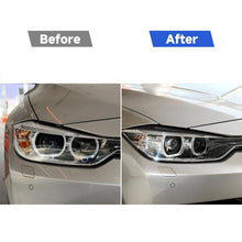 Load image into Gallery viewer, 1 Pairs Carbon Fiber Car Lamp Eyebrow Decorative Sticker for BMW F30 2013-2015, Lamp Eyebrow