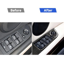 Load image into Gallery viewer, 4 PCS Carbon Fiber Car Left Driving Lifting Panel Decorative Sticker without Folding for BMW E90 / 320i / 325i, Diameter: 35.8cm, without Folding,Diameter: 35.8cm